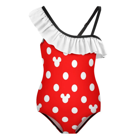 Red With White Mickey Polka Dots