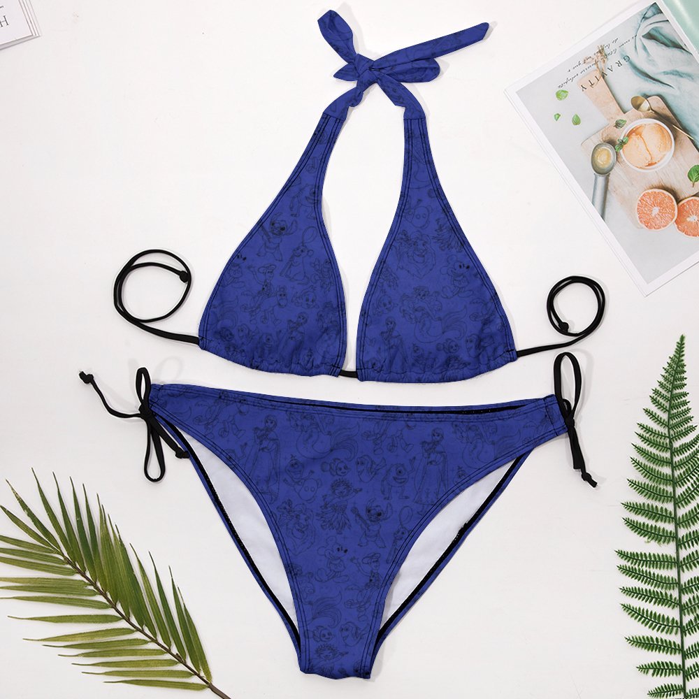 Sketches Plus Size Women's Two Piece Bikini