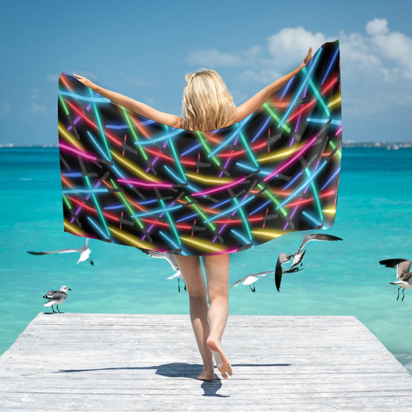 Use The Force Beach Towel