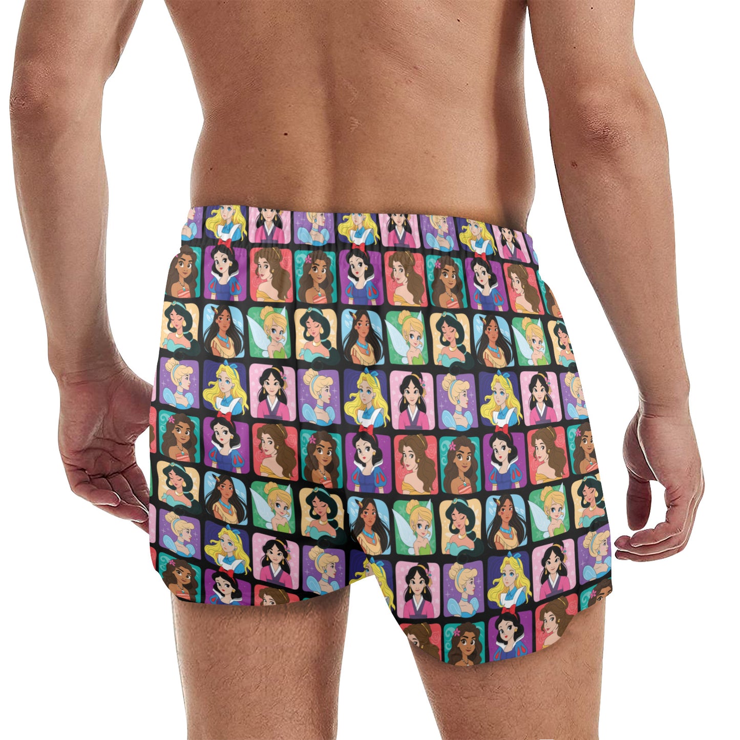 Princess Portraits Men's Quick Dry Athletic Shorts