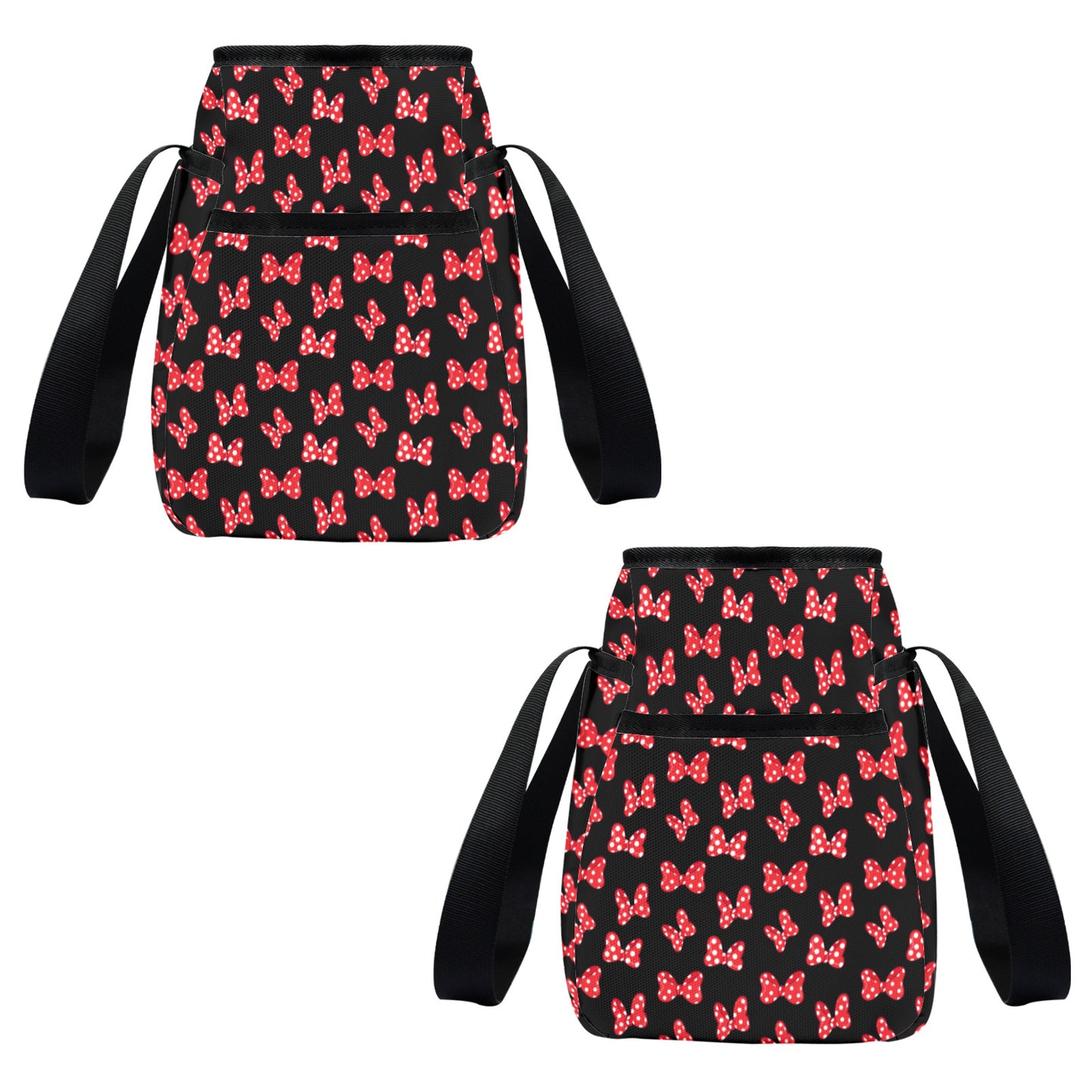 Polka Dot Bows Large Capacity Insulated Tote Bag