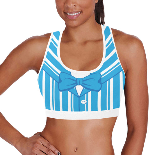 Dapper Dan Blue Women's Sports Bra