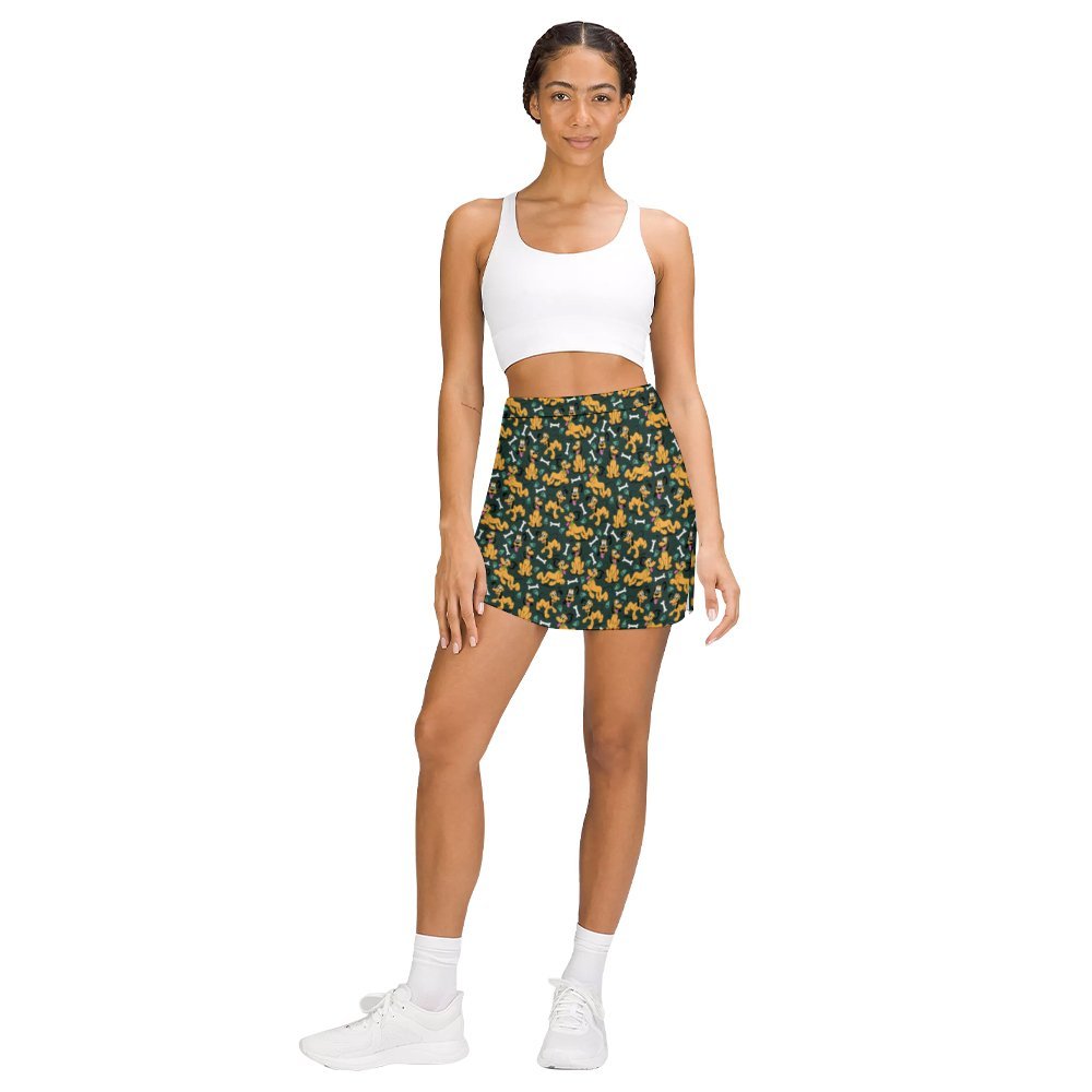 Disney Pluto Life Is Better With A Dog Athletic A-Line Skirt With Pocket Solid Shorts