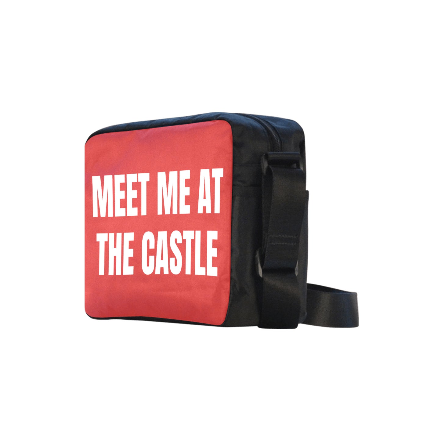 Meet Me At The Castle Red Classic Cross-body Nylon Bag