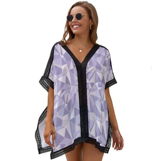 Purple Wall Women's Swimsuit Cover Up