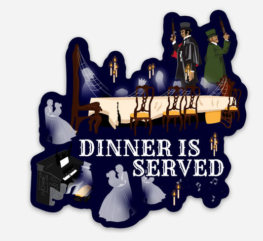 Dinner Is Served Disney Sticker