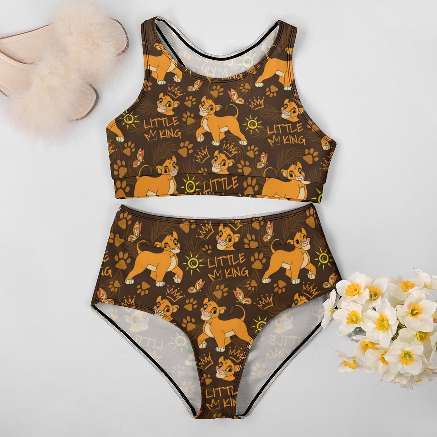 Disney Lion King Little King Women's Bikini Swimsuit