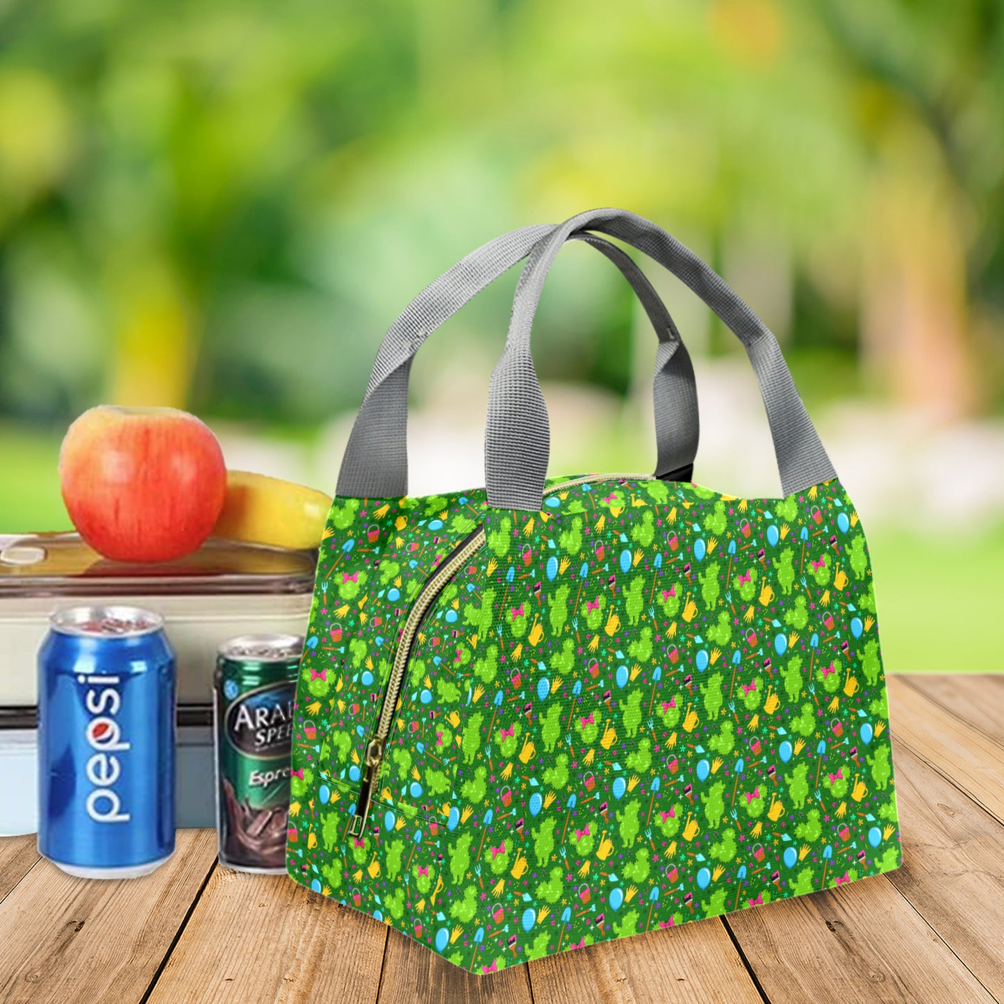 Flower And Garden Portable Lunch Bag