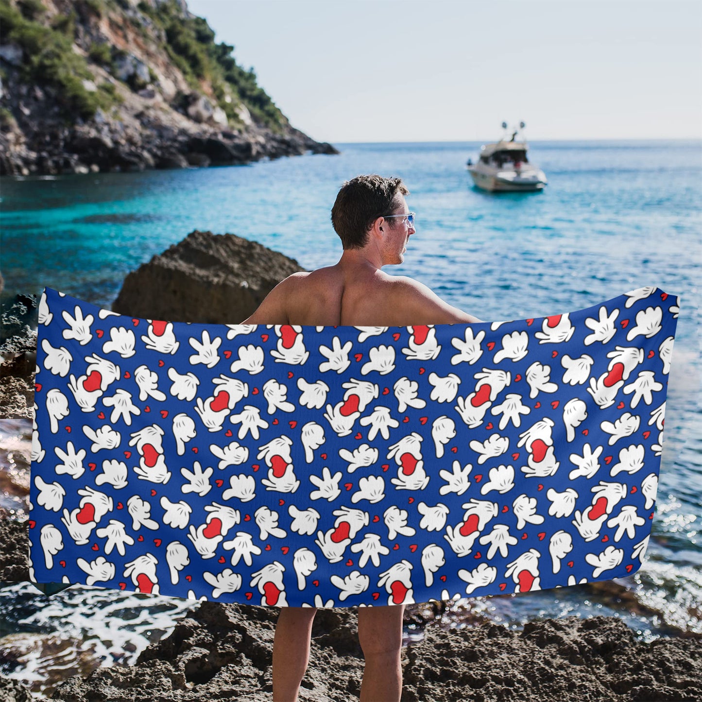 Happy Hands Beach Towel