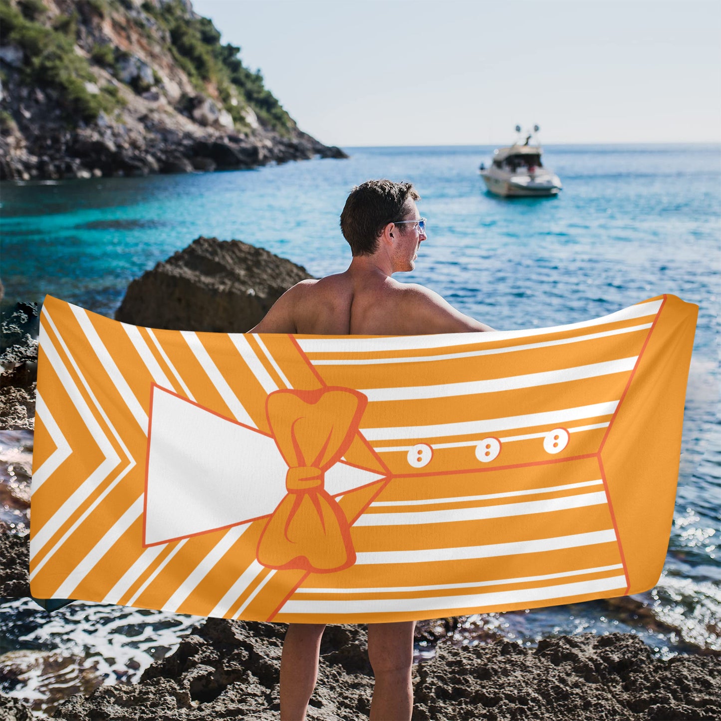 Dapper Yellow Beach Towel