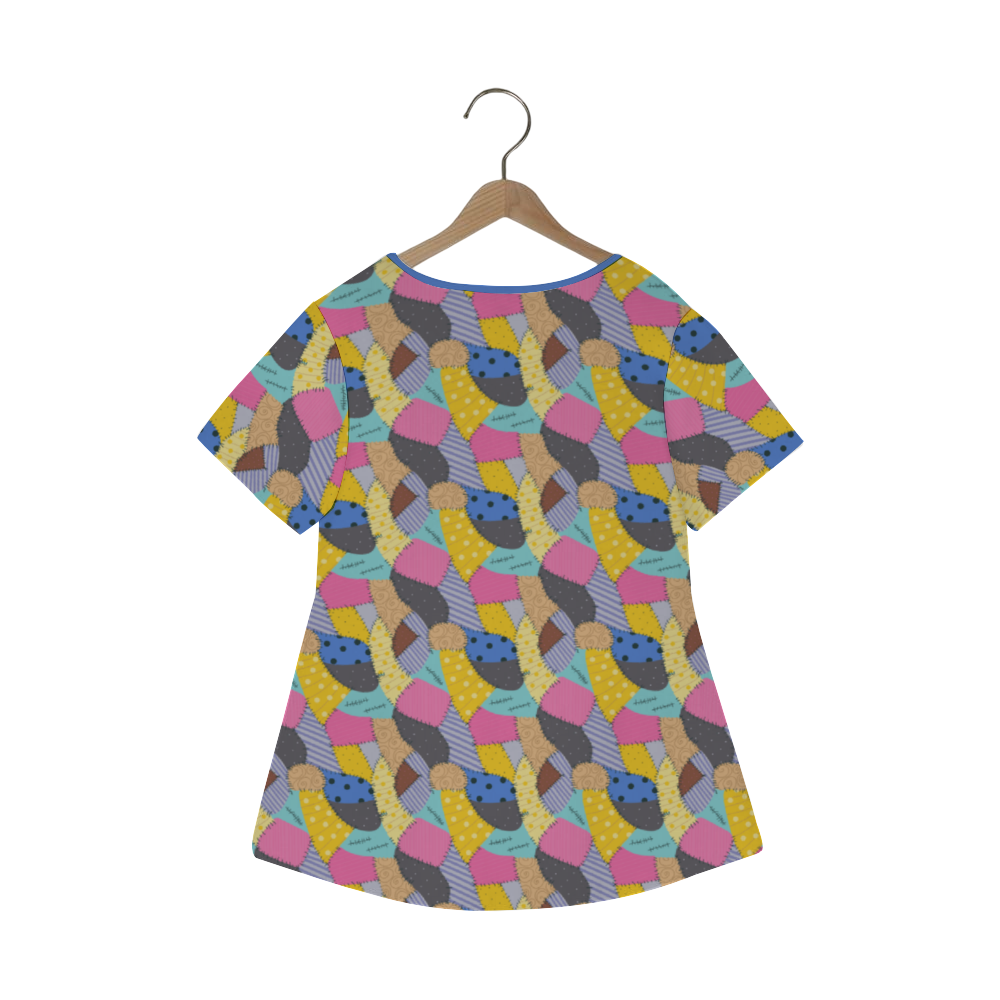 Sally's Dress Women's Crew Neck Loose Tunic