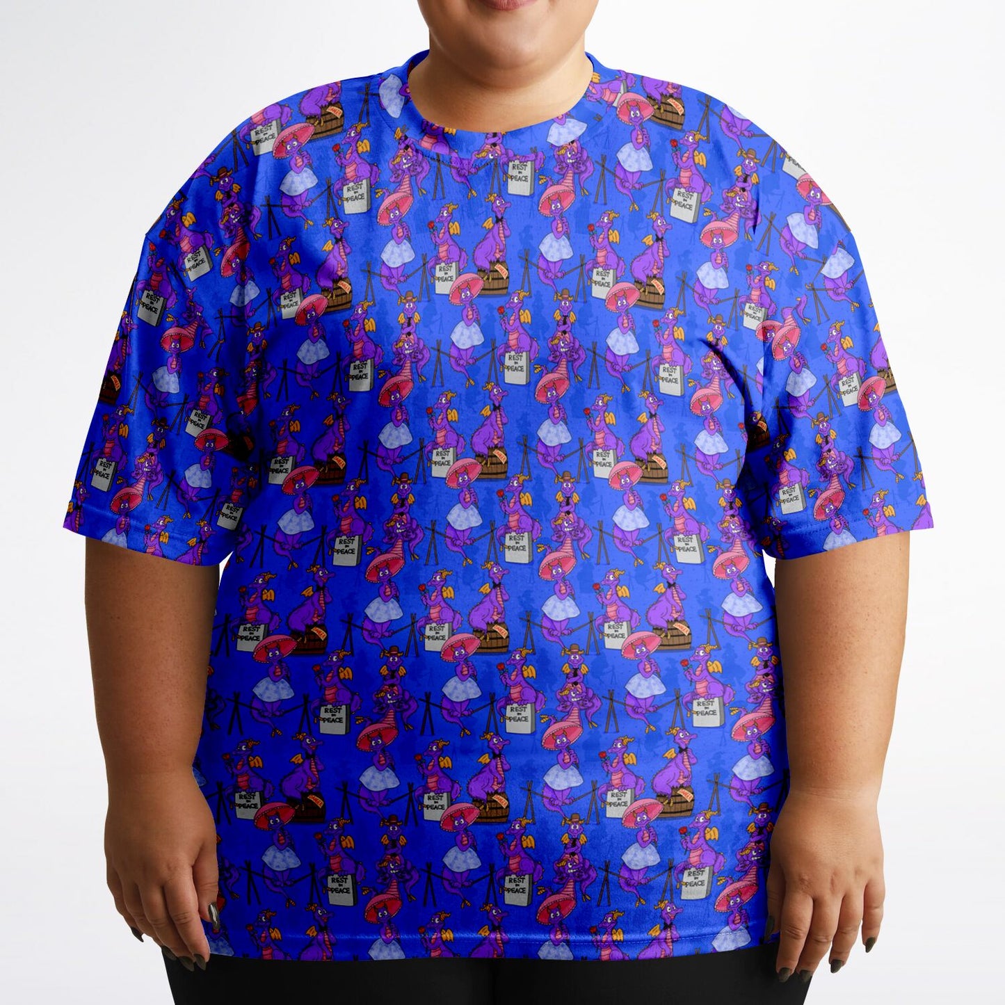 Haunted Mansion Figment Unisex Plus-size T-Shirt