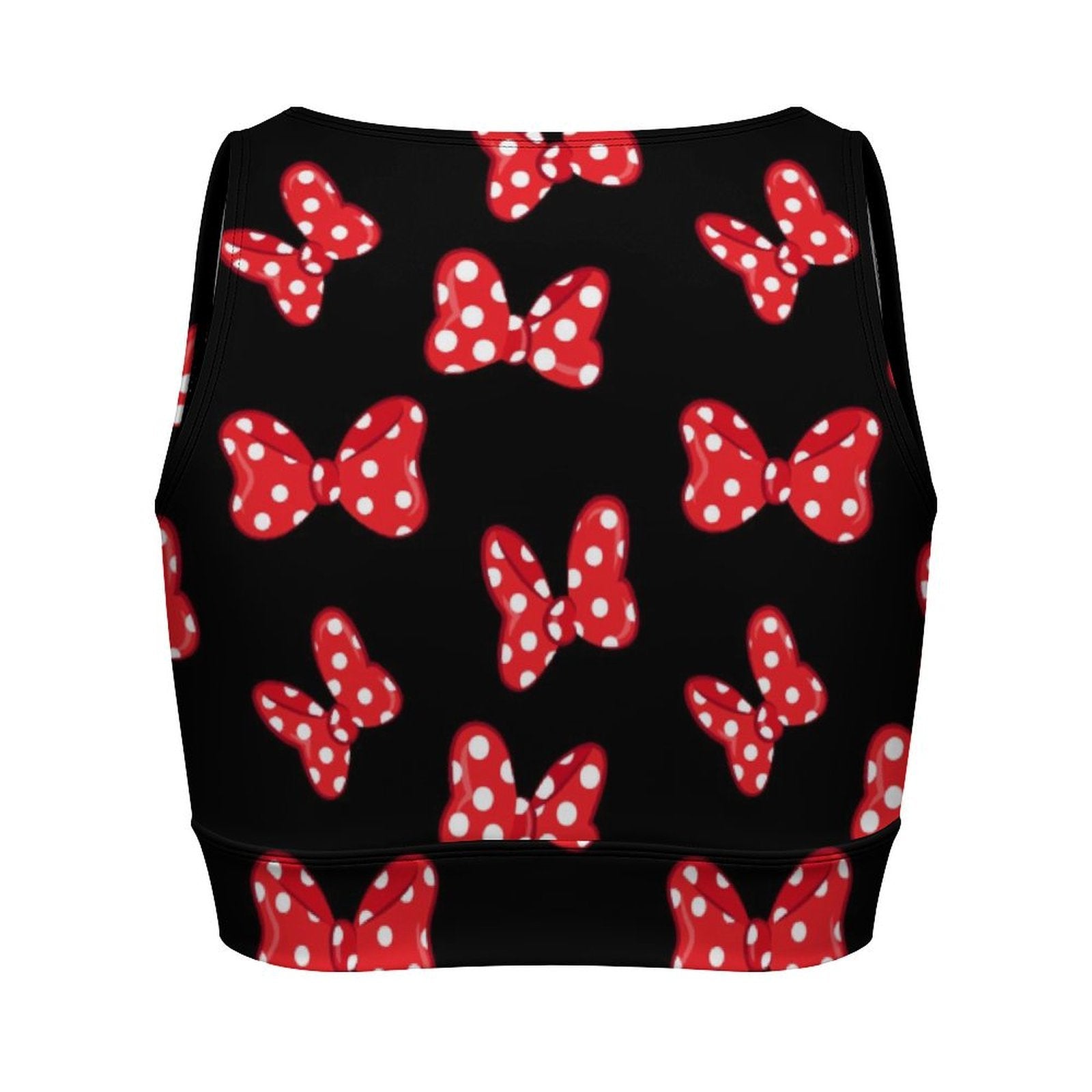 Polka Dot Bows Women's Yoga Zipper Vest - Ambrie