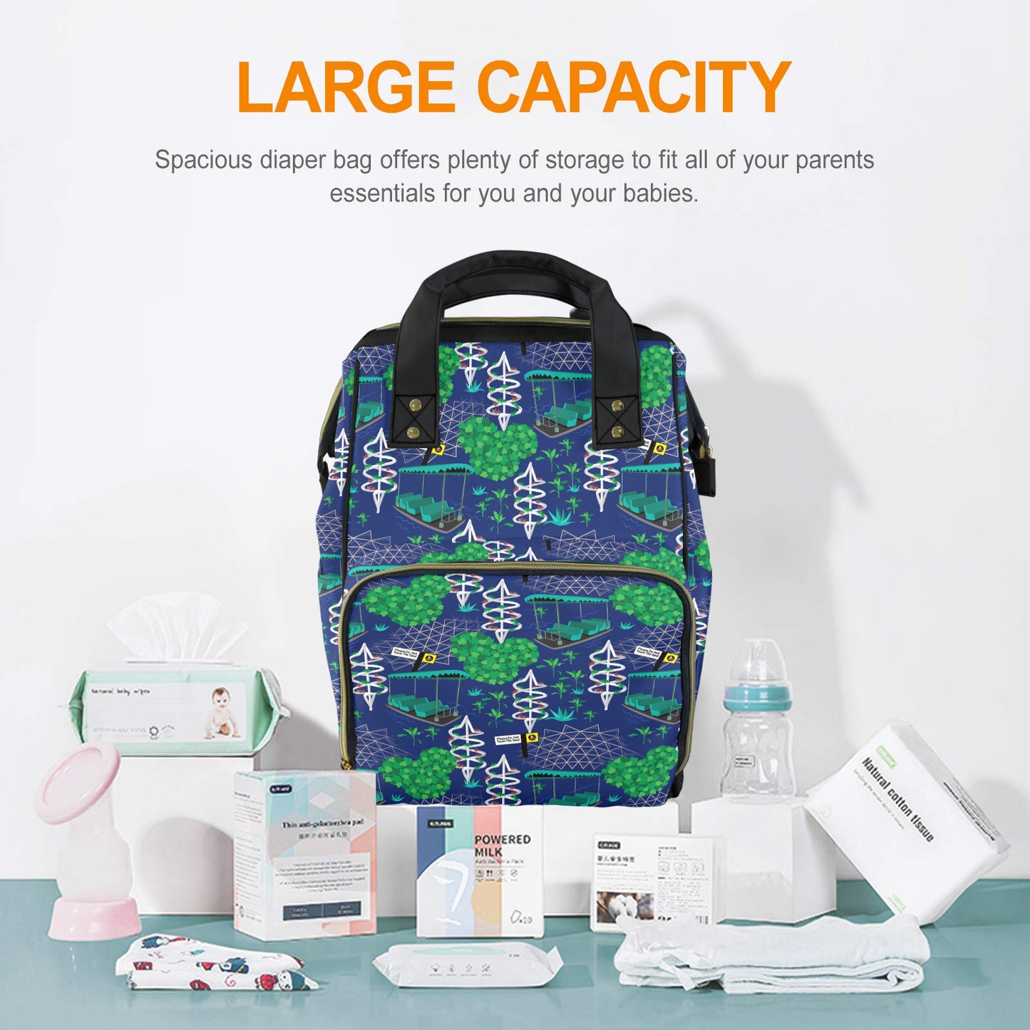 Living With The Land Multi-Function Diaper Bag