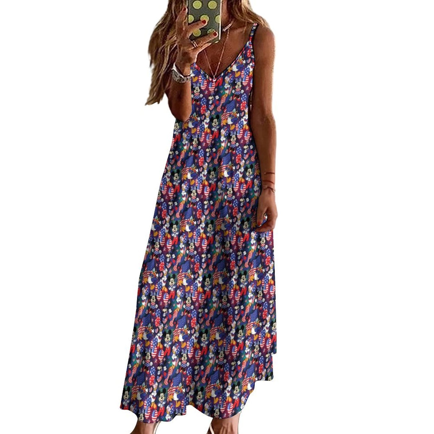 Disney America Women's Summer Slip Long Dress