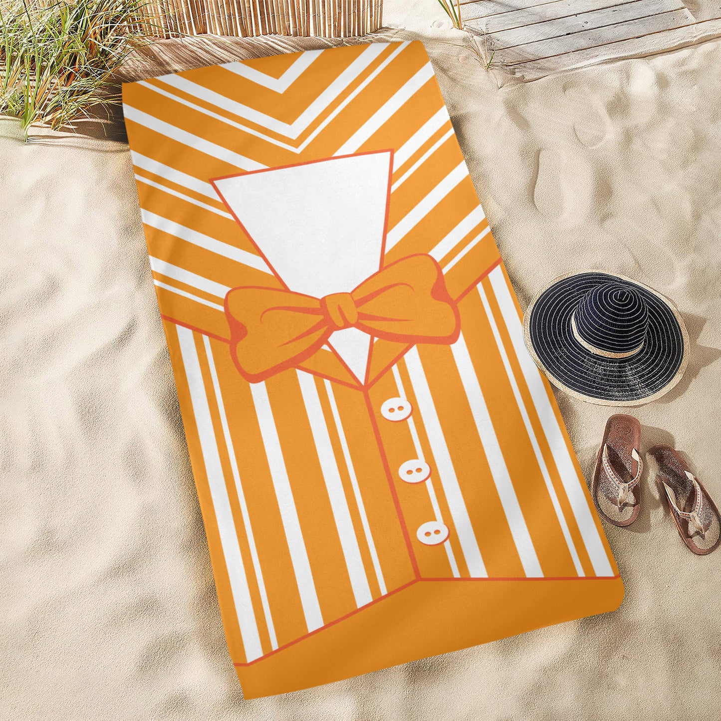 Dapper Yellow Beach Towel