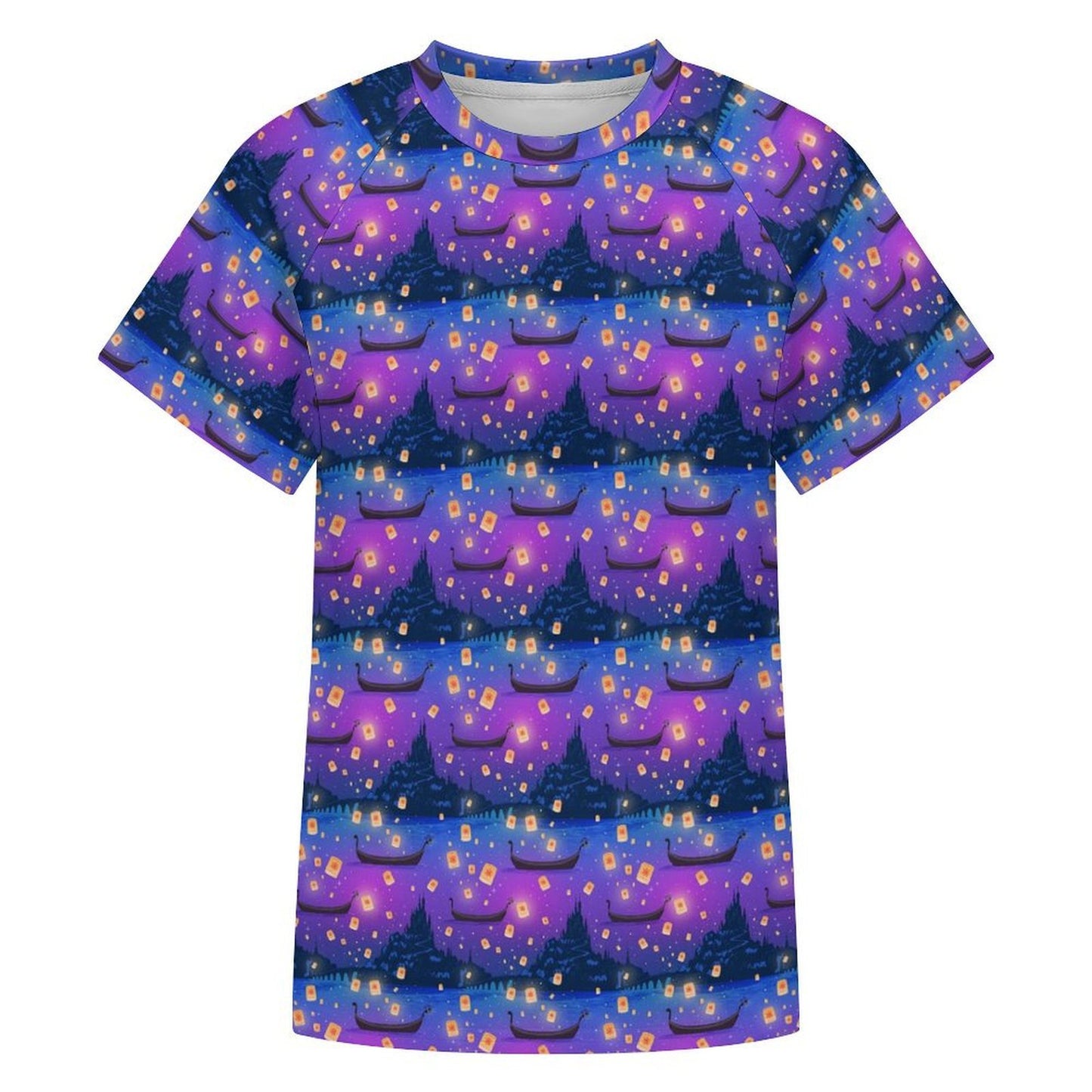 Women's All Over Print Raglan T-Shirt - Ambrie