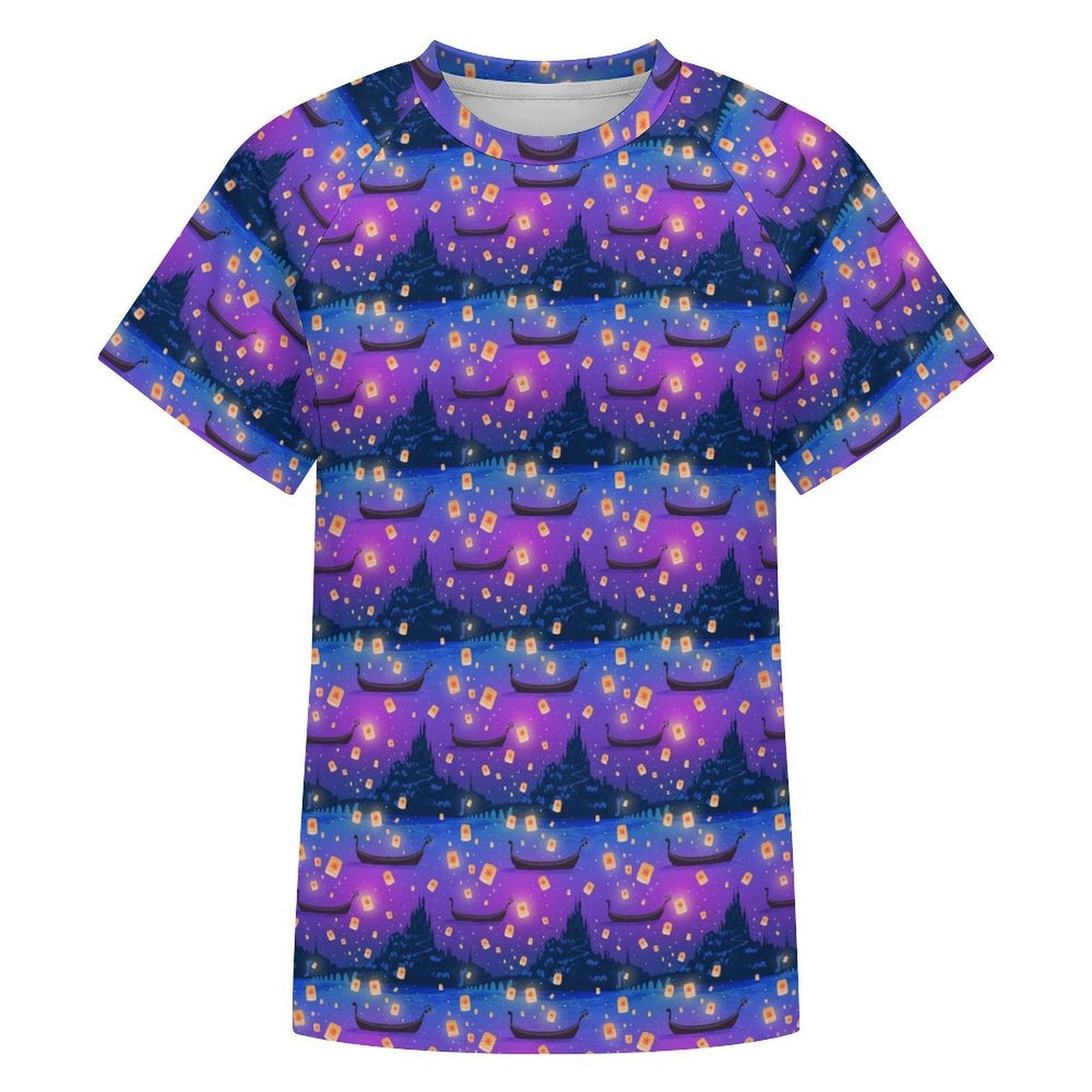 Women's All Over Print Raglan T-Shirt - Ambrie