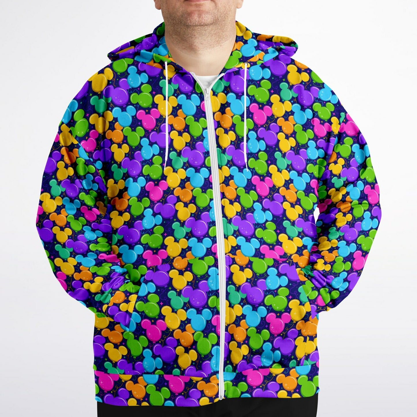 Park Balloons Plus-size Unisex Zip Hoodie