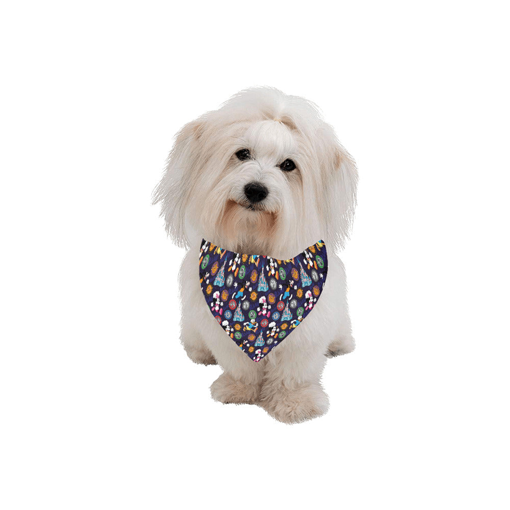 Mickey Wine And Dine Race Pet Dog Bandana