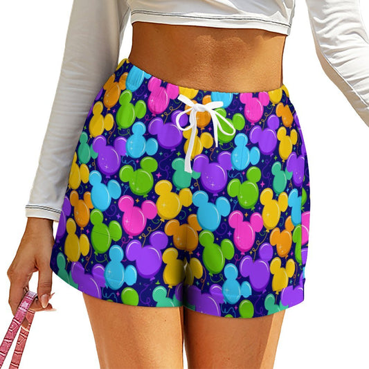 Park Balloons Women's High-Waisted Loose Shorts With Pockets