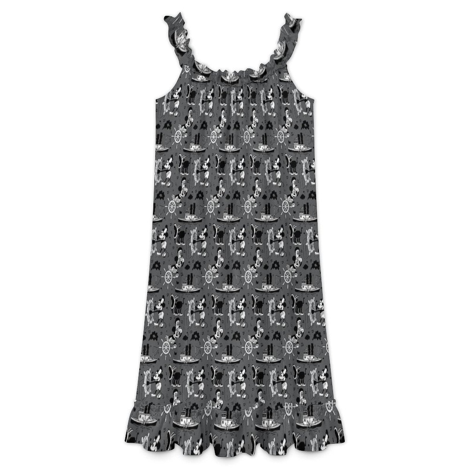 Women's Ruffled Strap Dress - Ambrie