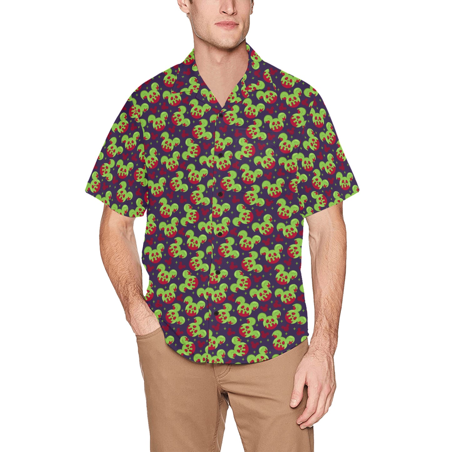 Magical Evil Apple Hawaiian Shirt With Chest Pocket