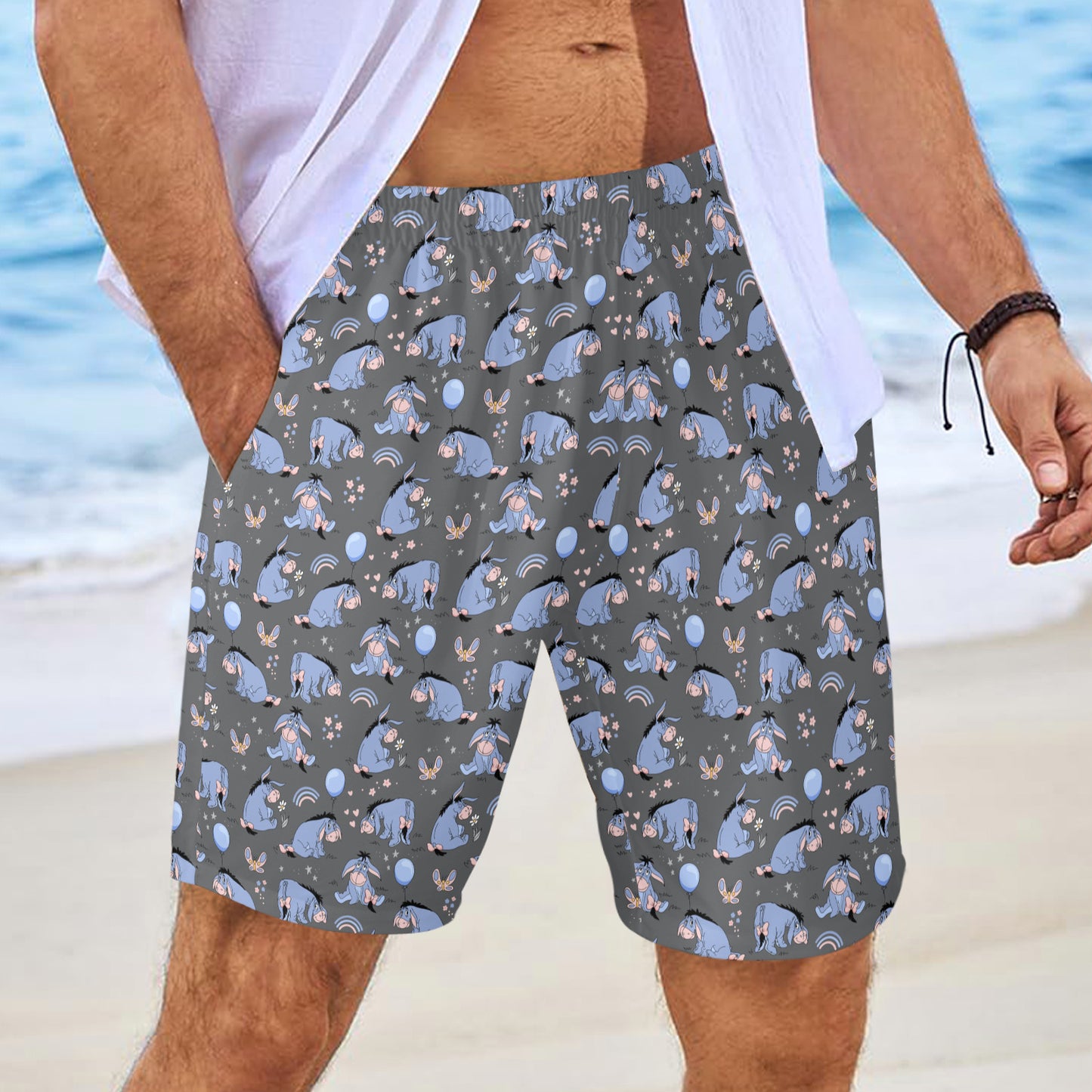 Thanks For Noticing Me Men's Swim Trunks Swimsuit