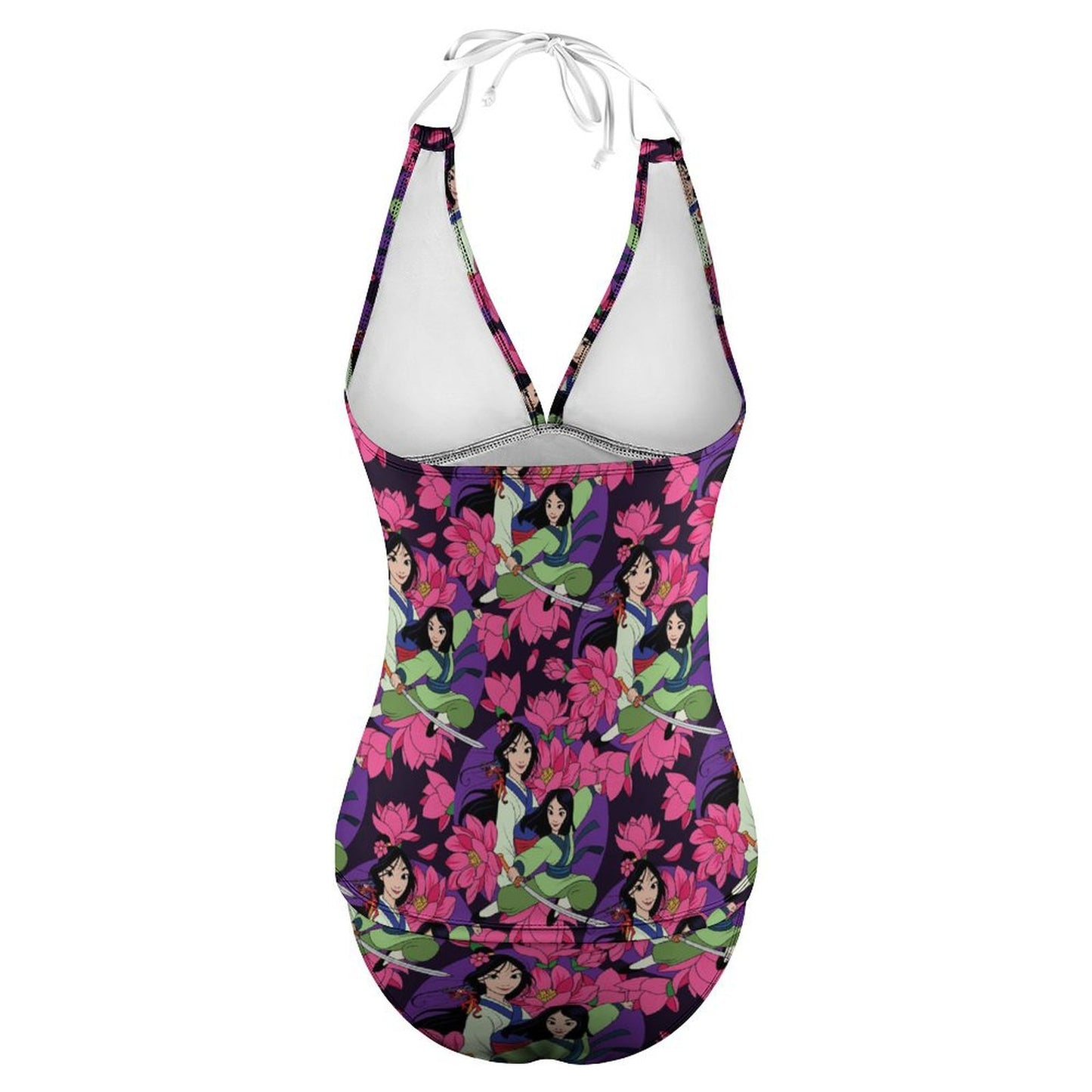 Disney Mulan Blooming Flowers Women's Split Swimsuit