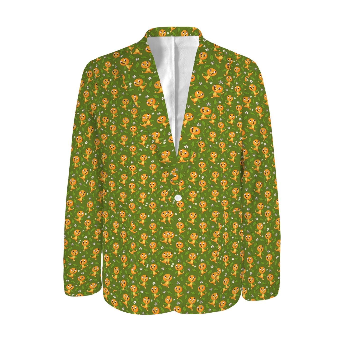 Orange Bird Men's Blazer Jacket