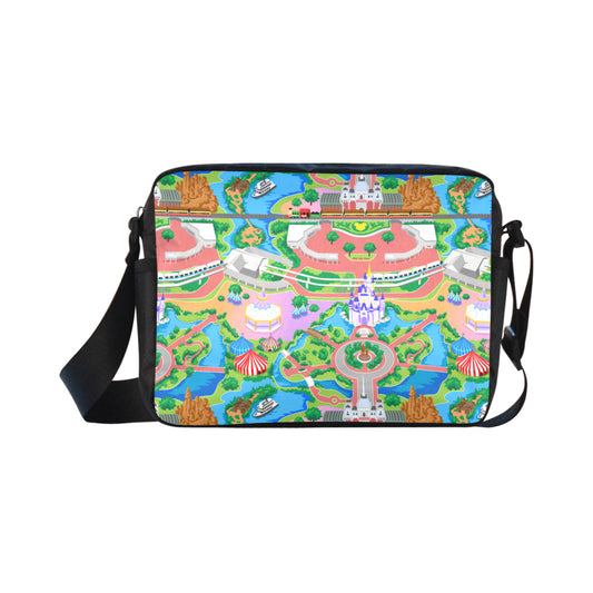 Park Map Classic Cross-body Nylon Bag