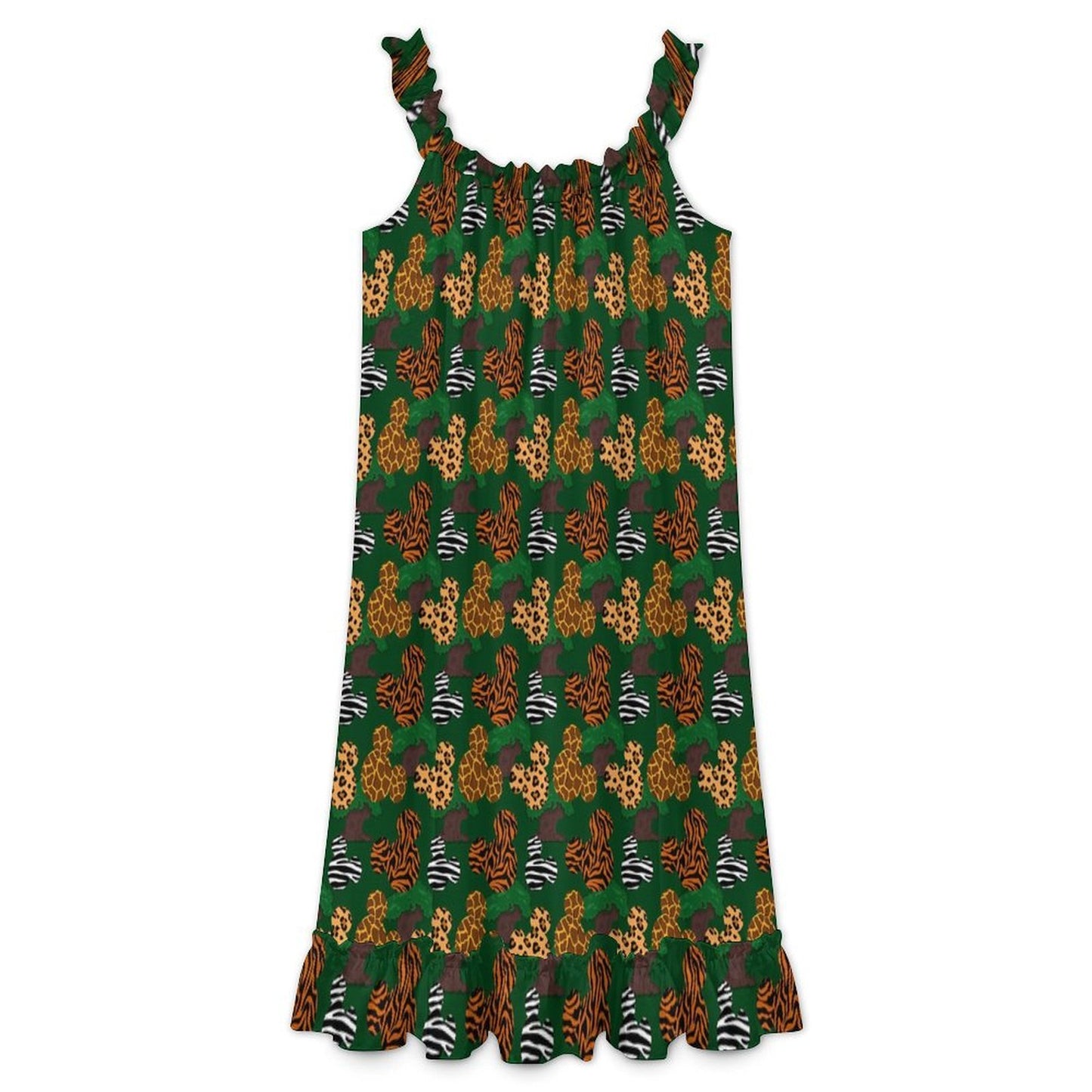Women's Ruffled Strap Dress - Ambrie
