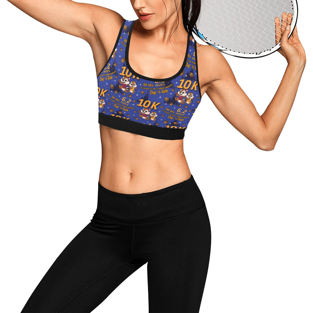 Chip And Dale 10K Women's Sports Bra