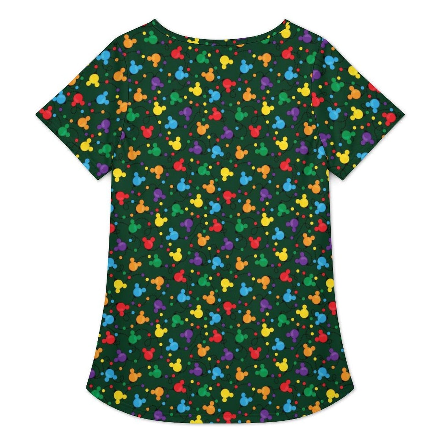 Christmas Lights Women's Crew Neck Tunic - Ambrie