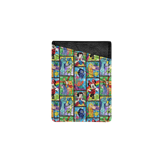 Stained Glass Characters Cell Phone Card Holder