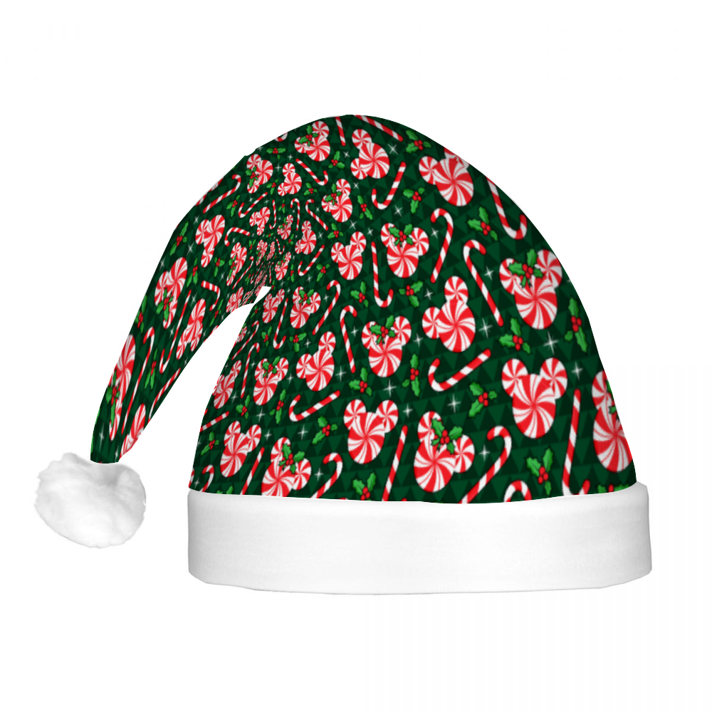 Christmas Peppermint LED Light-Up Christmas Hat