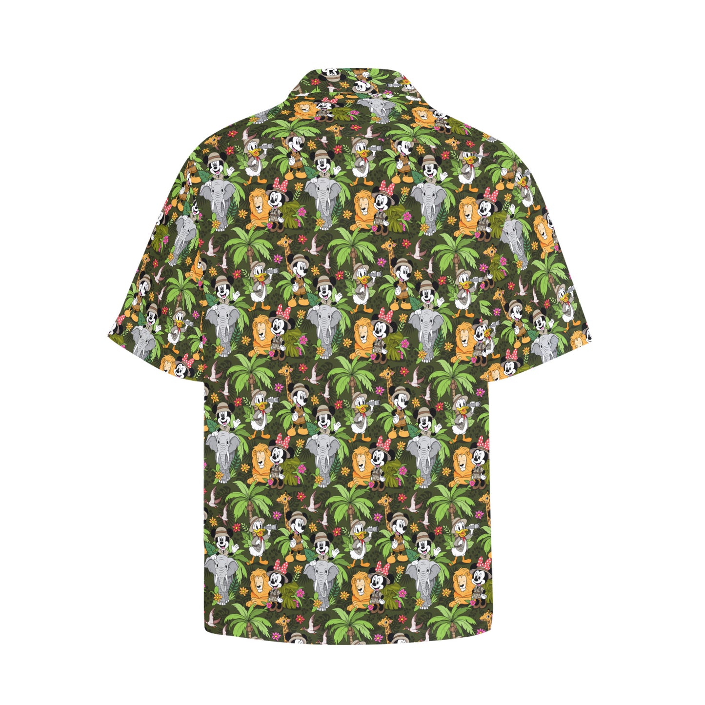 Safari Hawaiian Shirt With Chest Pocket