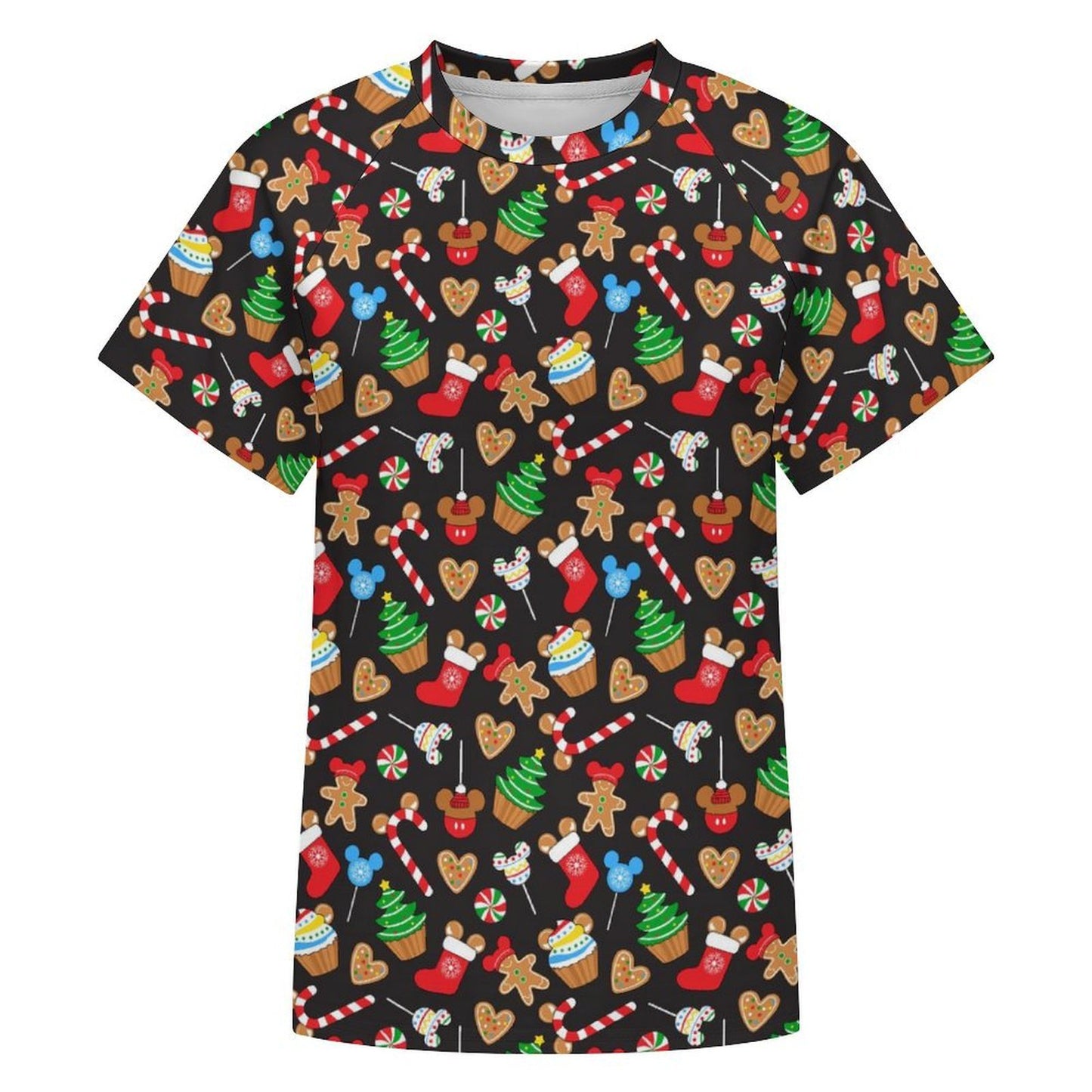 Women's All Over Print Raglan T-Shirt - Ambrie