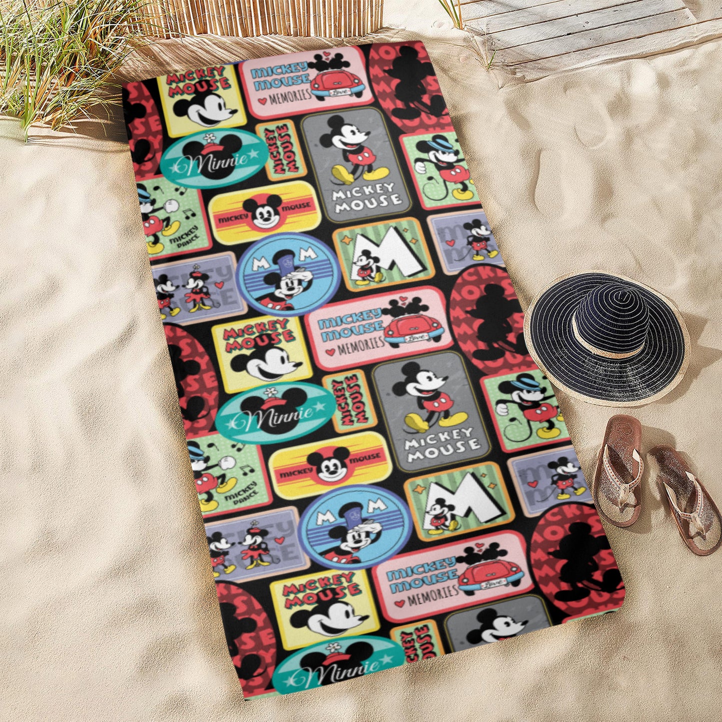 Stickers Beach Towel