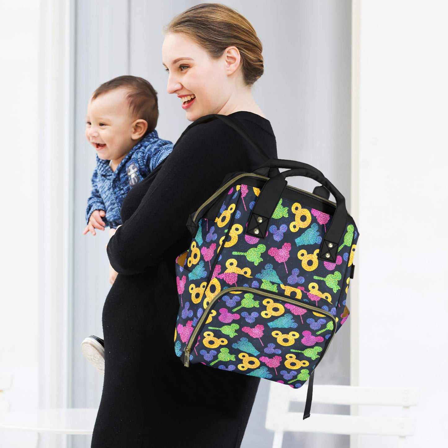 Glitter Park Snacks Multi-Function Diaper Bag