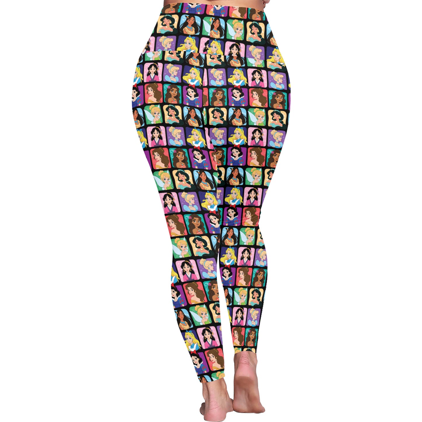 Princess Portraits Women's Plus Size Athletic Leggings