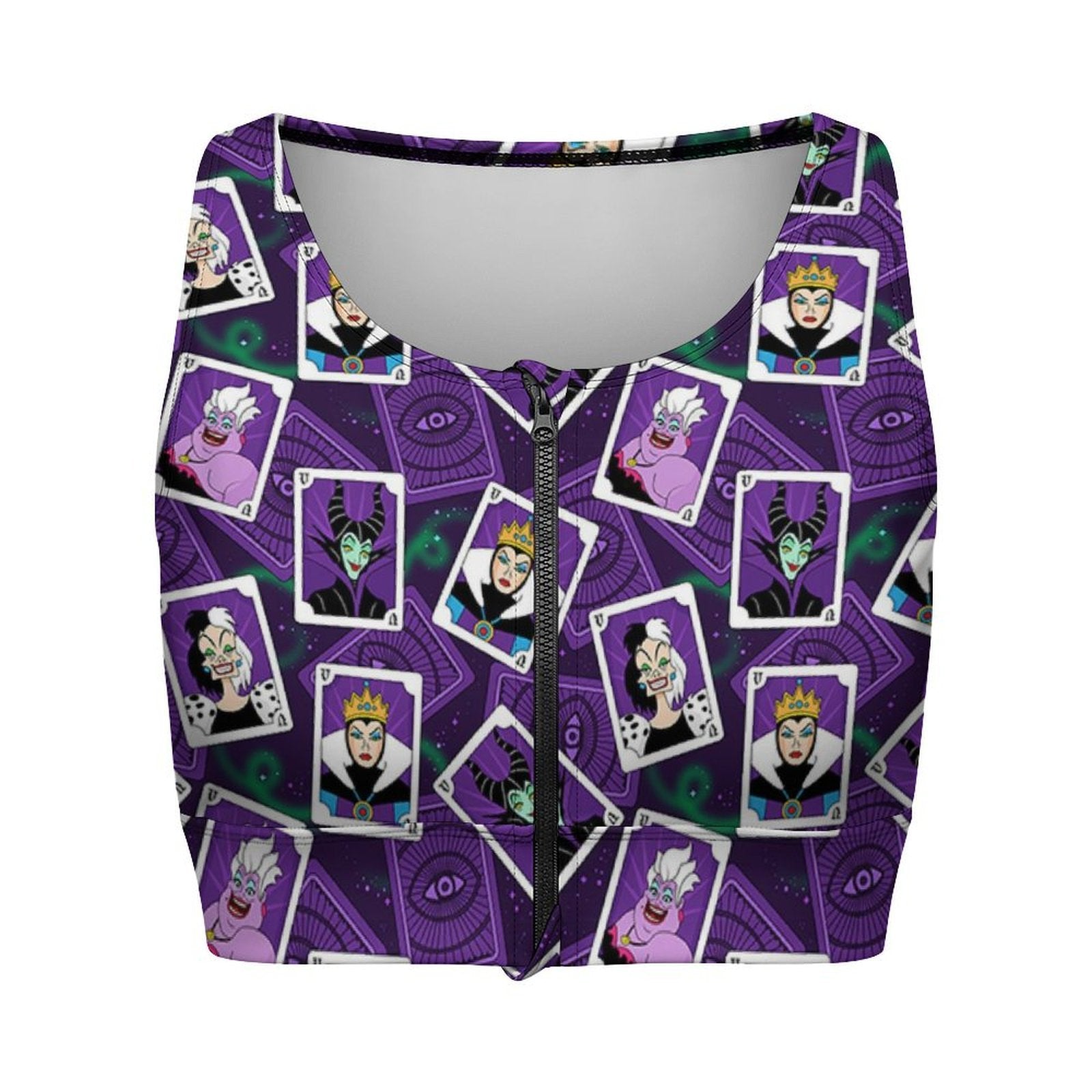 Villian Cards Women's Yoga Zipper Vest - Ambrie