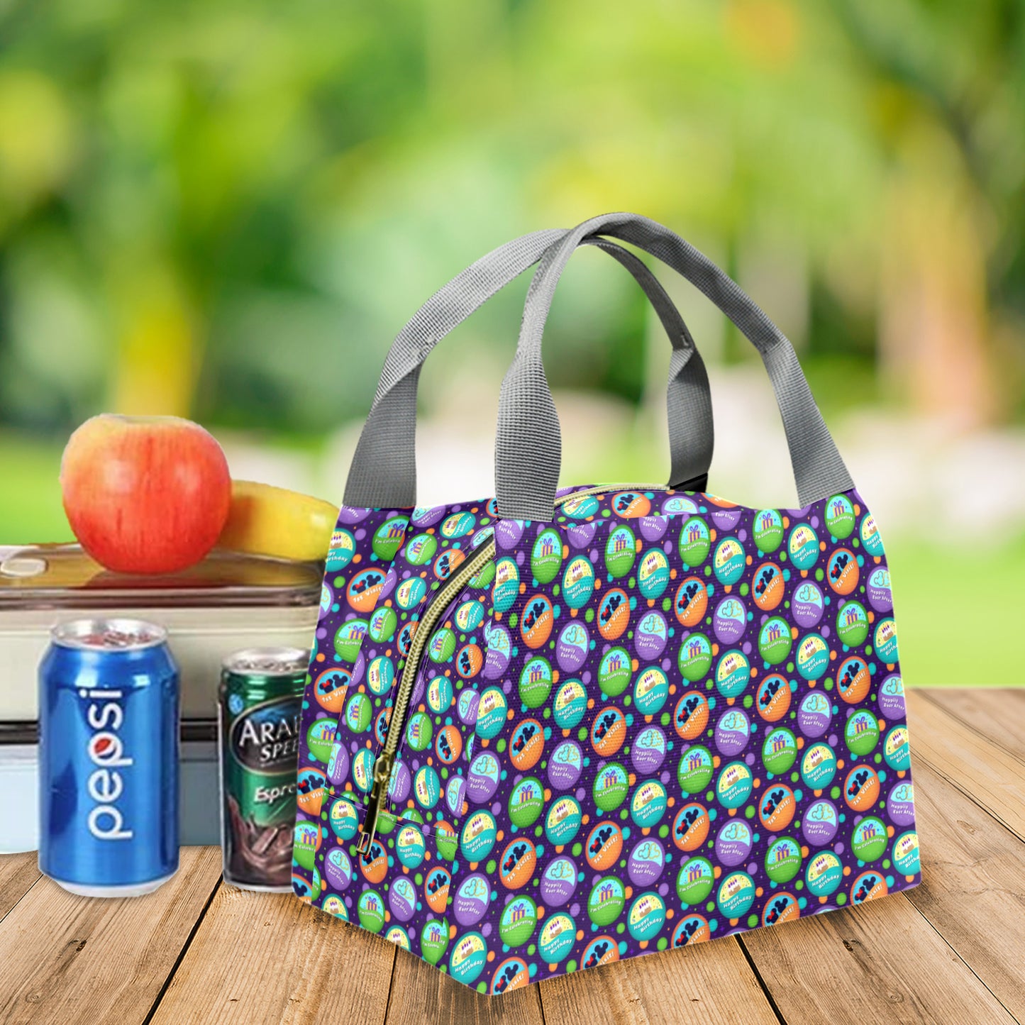 Button Collector Portable Lunch Bag