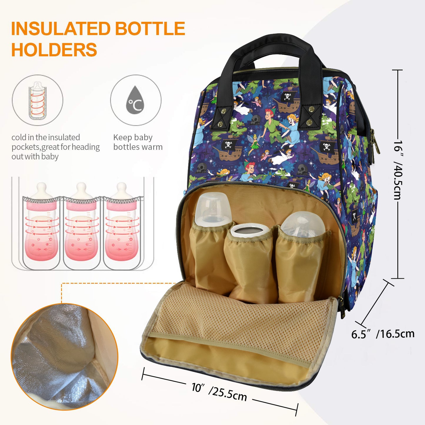 Peter Pan Multi-Function Diaper Bag