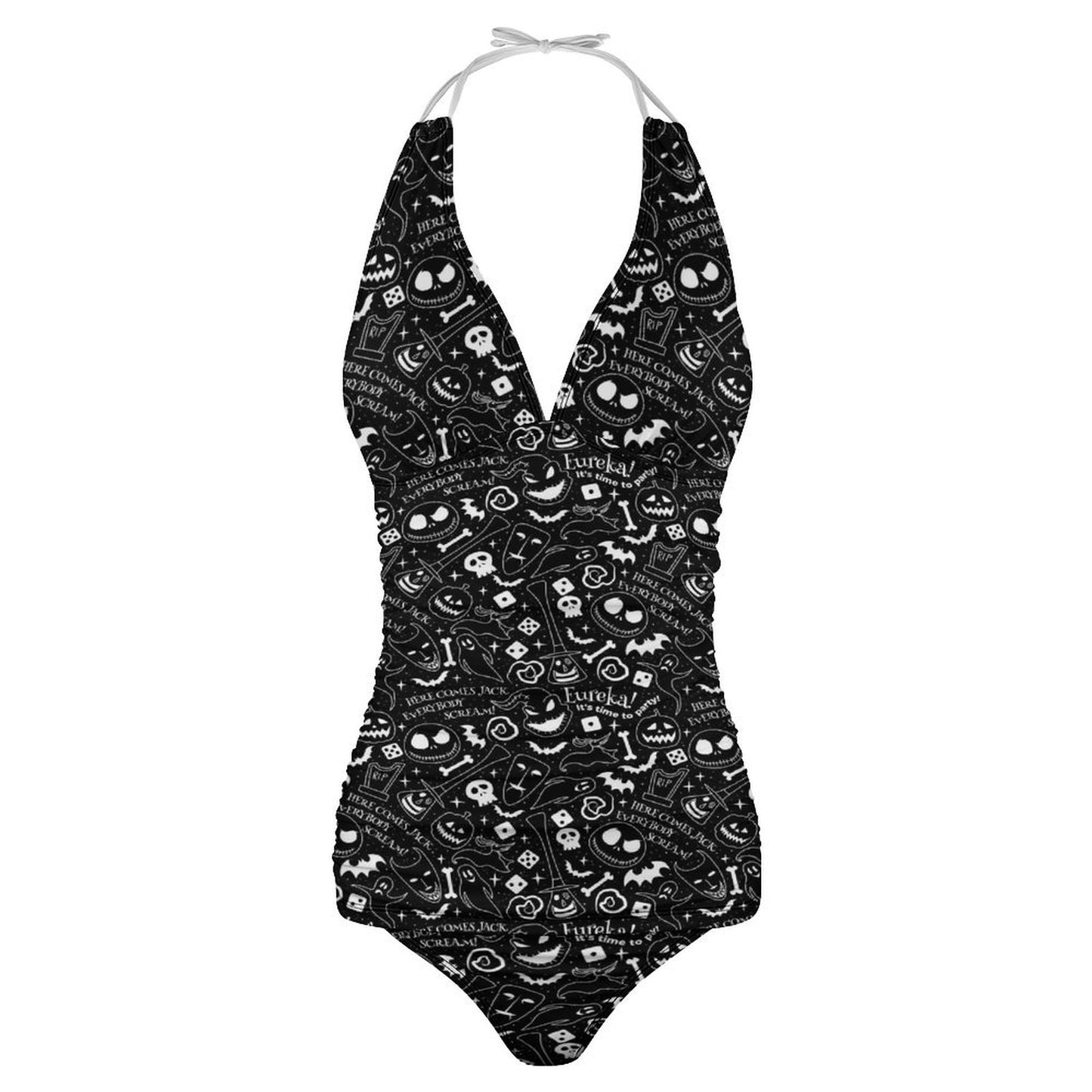 Disney Nightmare Before Christmas Everybody Scream Women's Split Swimsuit