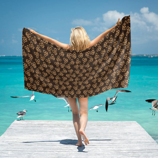 Pretzels Beach Towel