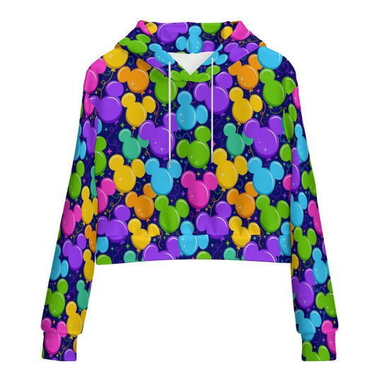 Park Balloons Women's Cropped Hoodie