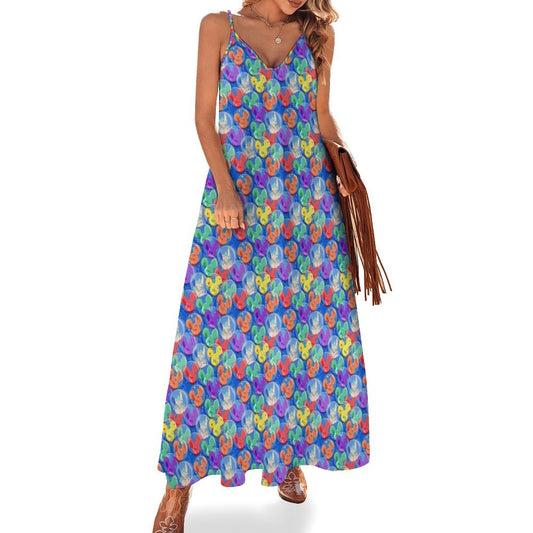 Balloon Collector Women's Summer Slip Long Dress