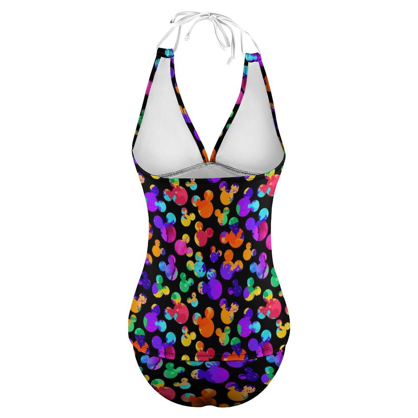 Watercolor Women's Split Swimsuit