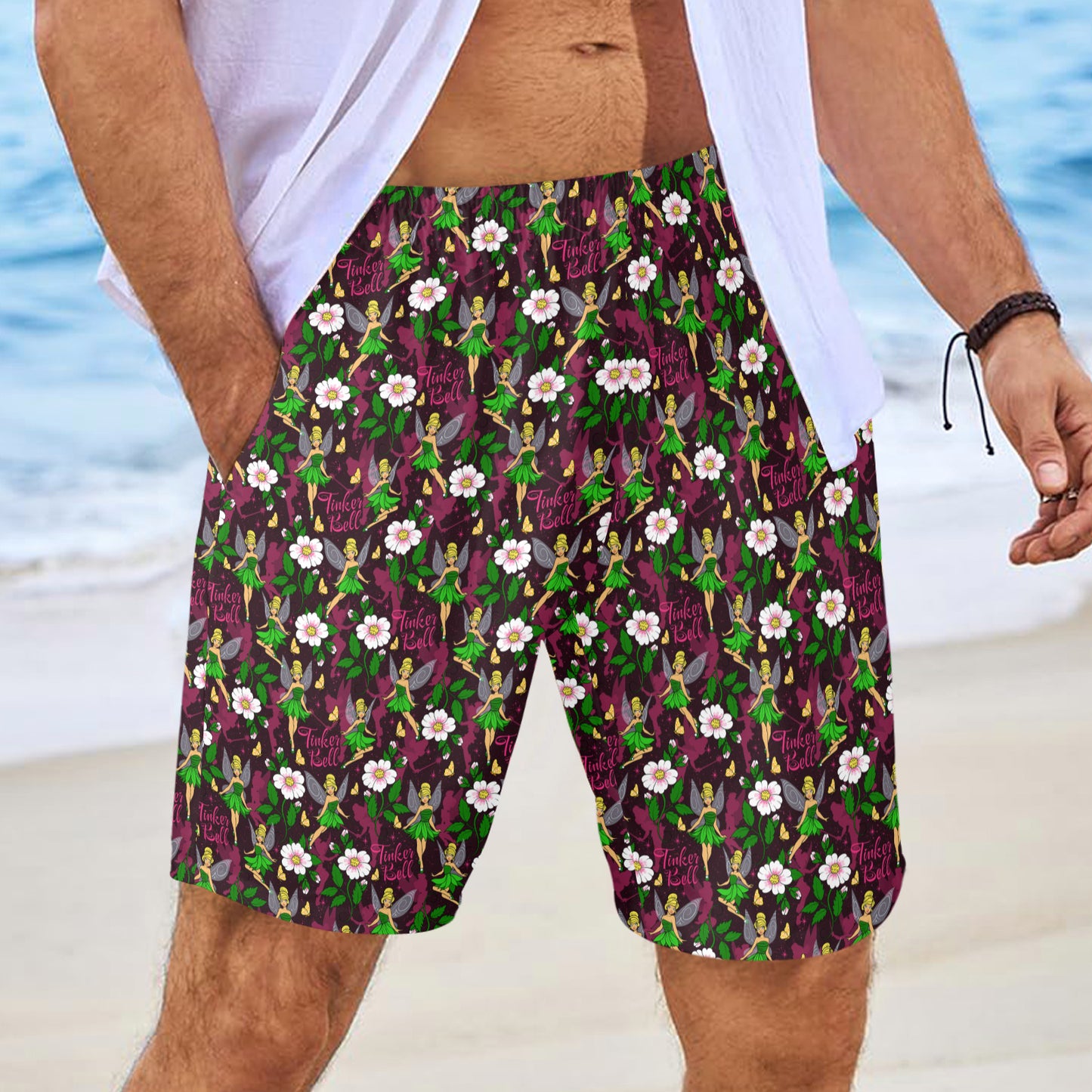 Tinker Bell Men's Swim Trunks Swimsuit